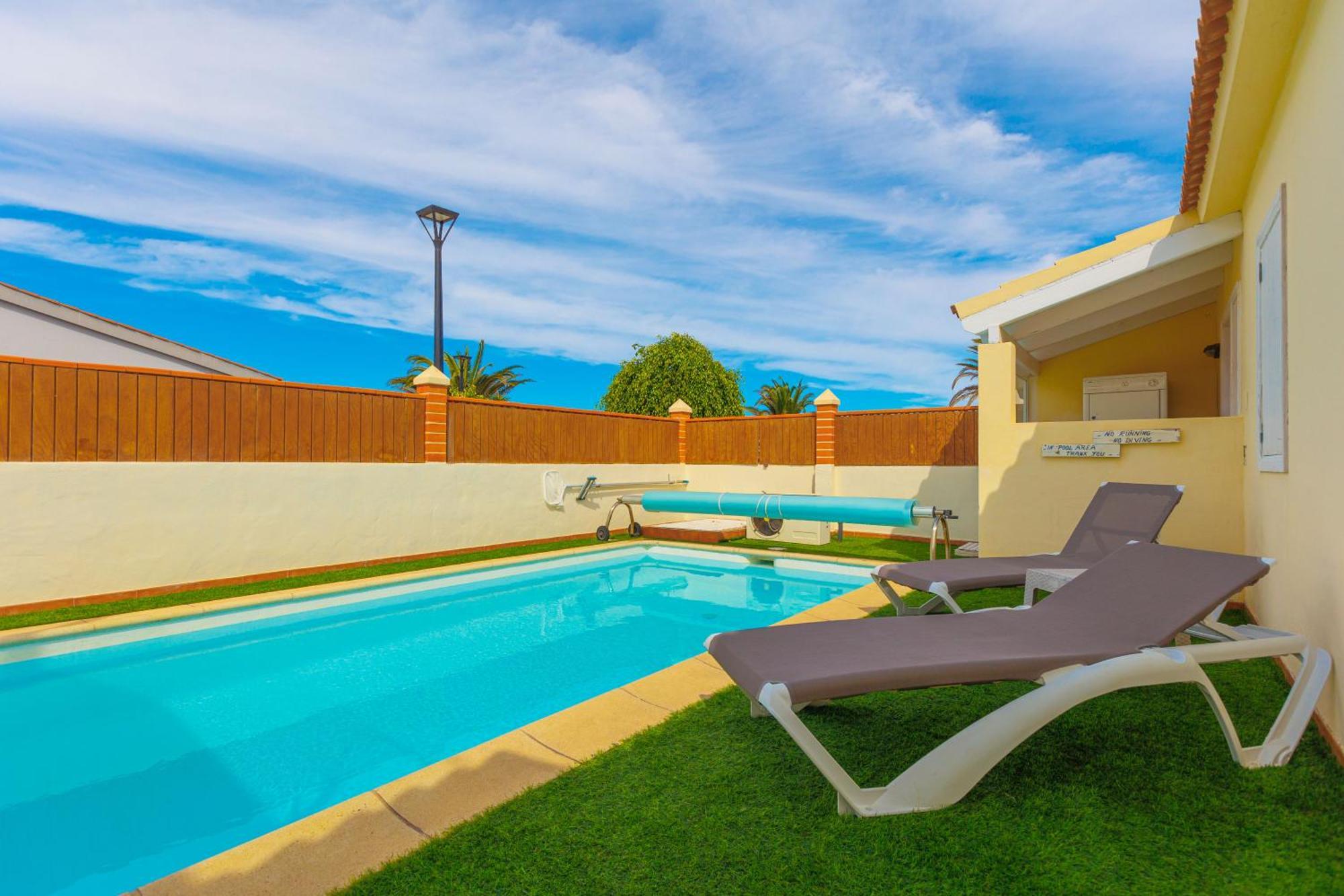 Private Villa With Heated Pool & Terrace See View Corralejo Bagian luar foto
