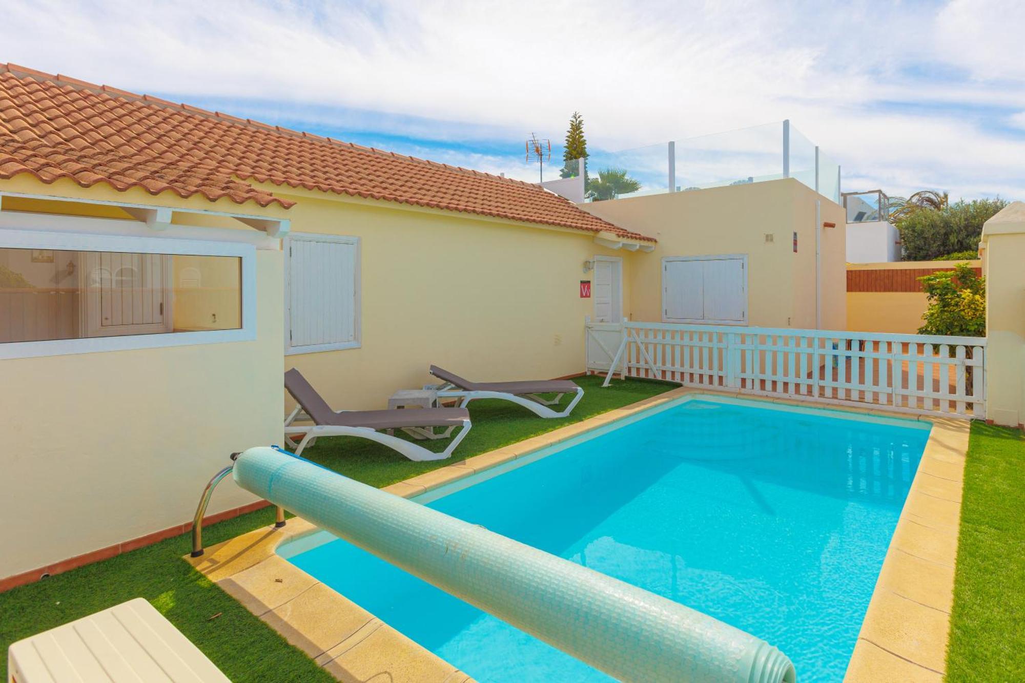 Private Villa With Heated Pool & Terrace See View Corralejo Bagian luar foto